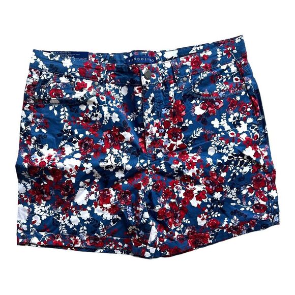 NWT Womens Bandolino Modern Fit Amy Floral Shorts w Stretch - Sz 12 - Picture 3 of 3